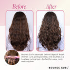 Bounce Curl Define EdgeLift Brush, 5-in-1 Tool for Effortlessly Defined Curls, Waves & Coils, Reduces Frizz - Teal